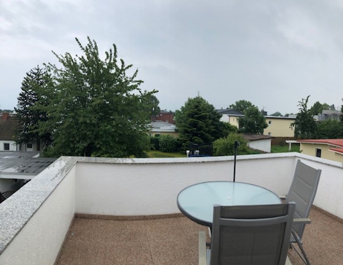 Ferienwohnung in Dahme - Renate Asmus - Blick vom Balkon