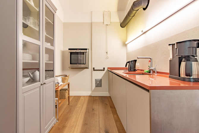 Ferienwohnung in Barhöft - Lotsenwohnung - Lotsenhaus Barhöft - Lotsenwohnung - Küche