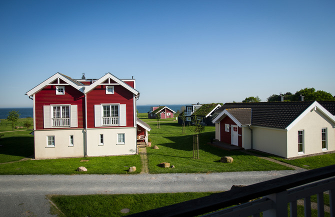 Ferienhaus in Sierksdorf - Pippis Ostsee-Traum - Weitwinkel-Ausblick vom Balkon