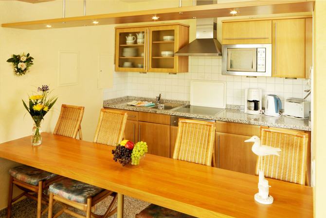 Ferienwohnung in Gr&ouml;mitz - Fernsicht - Essbereich Wohnzimmer Beispiel