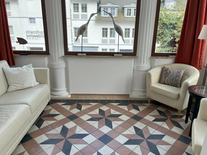 Ferienwohnung in Ostseebad Heringsdorf - Villa Kramme - Veranda