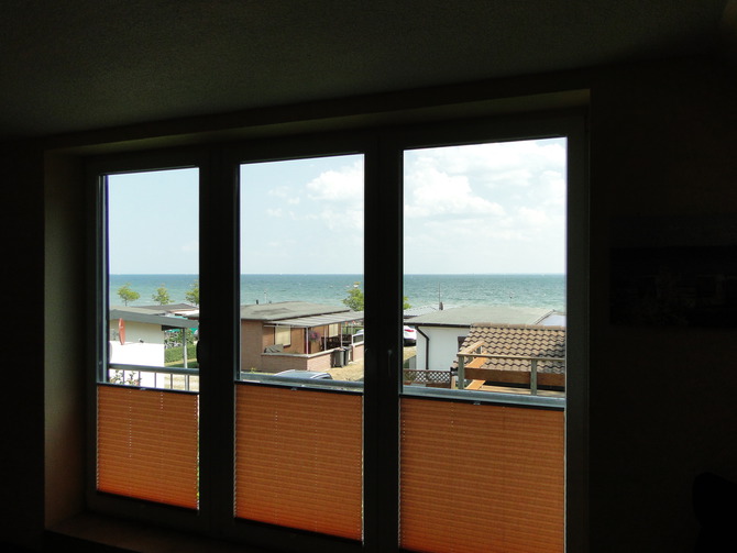 Ferienhaus in Sierksdorf - Haus Waldwinkel - Blick aus Wohnzimmerfenster