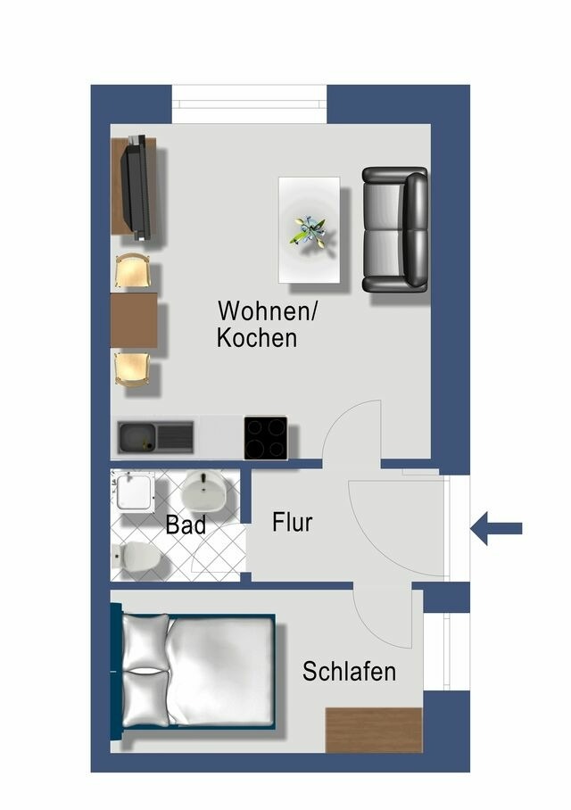 Ferienwohnung in Rabenkirchen-Faul&uuml;ck - Schleiblick App. 2 - Bild 7