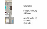 Ferienwohnung in Grömitz - "54 Grad Meer" - Grömitz-Center II - App. 12 - 2 Schlafzimmer, herrlicher Ostseeblick und kostenloses WLAN - Bild 22