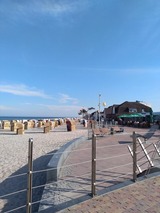 Ferienwohnung in Dahme - Haus Sandra Fewo 8, Box-Betten, 1. Stock, Terrasse mit Strandkorb - Bild 24