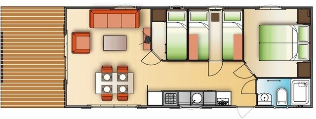 Ferienhaus in Schwedeneck - Haus 10 - Bild 6