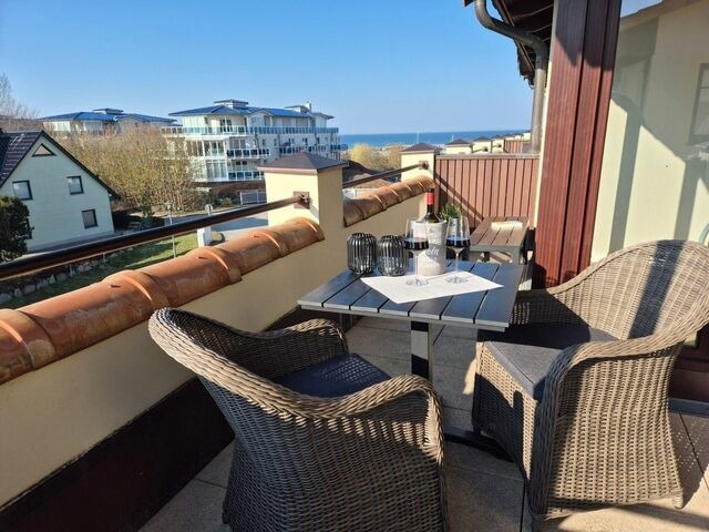 Ferienwohnung in K&uuml;hlungsborn - 9995- Urlaubstr&auml;ume Am Meer, WE 2.7, Penthouse mit Meerblick - Bild 3