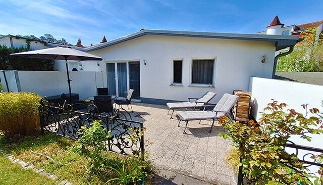 Ferienwohnung in Heringsdorf - Anna Whg1 BRINKMANNHAUS - fein und praktisch - fast am Strand, Terrasse, Grill - Bild 10