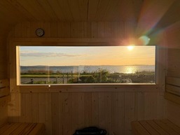 Fewo " Strandhaus Wiek " direkt am Wasser mit herrlichen Weitblick