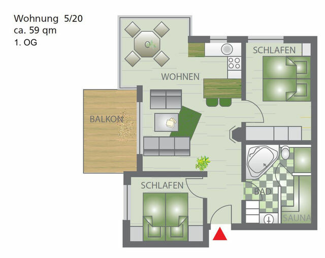 Ferienwohnung in Großenbrode - Möwennest 5 - Großenbrode - Bild 21