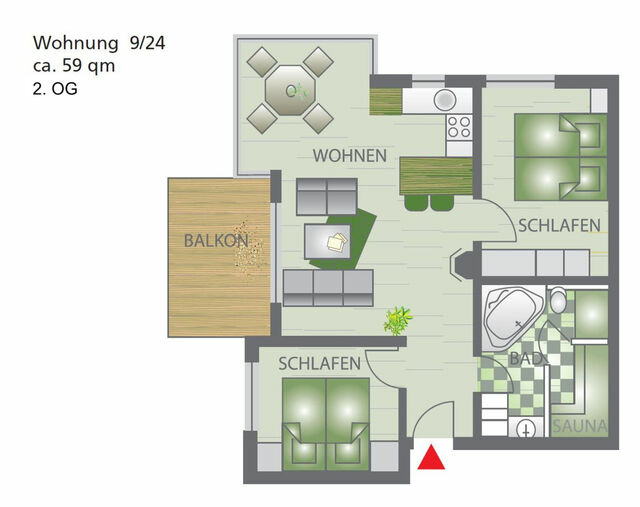 Ferienwohnung in Großenbrode - Möwennest 9 - Großenbrode - Bild 19