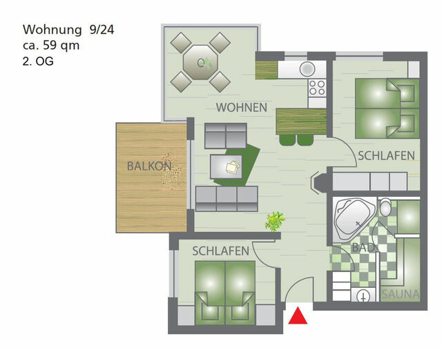 Ferienwohnung in Großenbrode - Möwennest 9 - Großenbrode - Bild 21