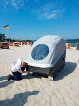 Ferienwohnung in Eckernförde - Schlafstrandkorb Süd-Höhe Wellenbad - Bild 10