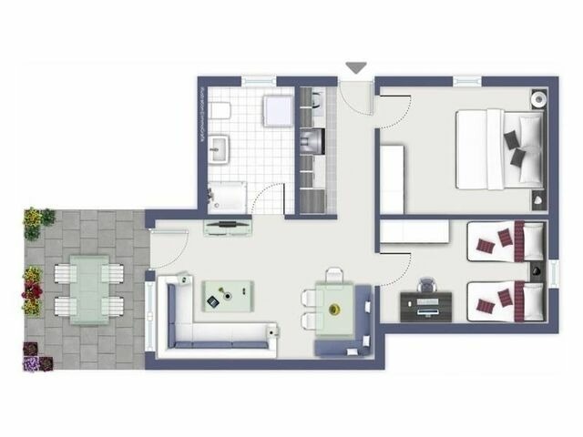 Ferienwohnung in Dahme - Jacobihof Haus B4 Wohnung 2 - Bild 7