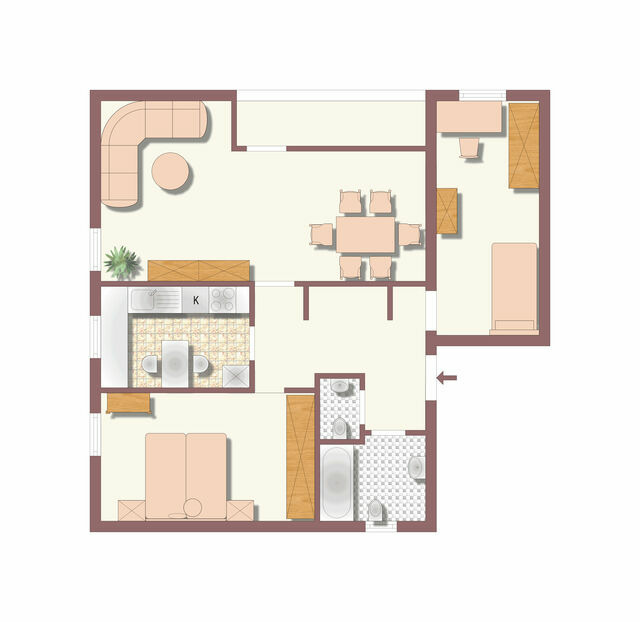 Ferienwohnung in Gl&uuml;cksburg - Ferienwohnung Sonne und Meer - Bild 20