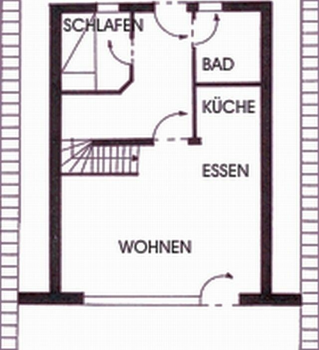 Ferienhaus in Kappeln - Ferien bei Woydt - Koje mit Schleiblick - Bild 7