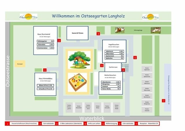 Ferienwohnung in Waabs - Ostseegarten Langholz - Ferienwohnung Adlerhorst für bis zu 4 Personen - Bild 18 Ferienwohnung in Waabs - Ostseegarten Langholz - Ferienwohnung Adlerhorst für bis zu 4 Personen - Bild 18
