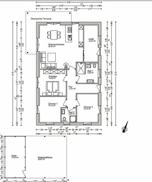 Ferienhaus in Haby - IM BAU Herrmannshof Haby App 5 Grodehus - Bild 5