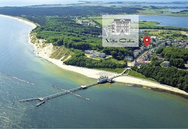 Ferienwohnung in Sellin - Ferienwohnung 5 in Sellin auf R&uuml;gen Villa Celia 6 Pers. WLAN und Sauna 200 m vom Strand entfernt - Bild 12