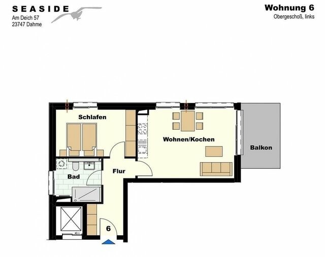 Ferienwohnung in Dahme - Düne und Meer Dünenperle - Bild 16