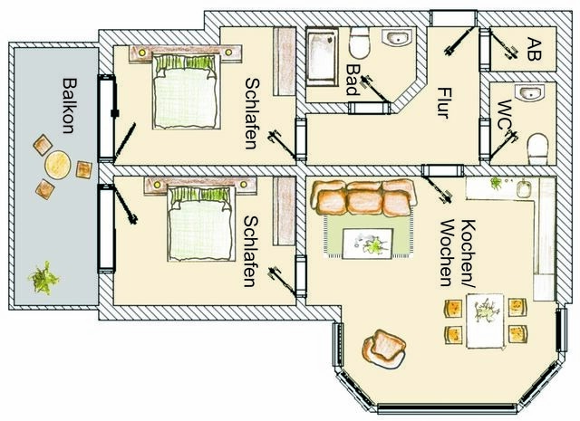 Ferienwohnung in Seebad Bansin - (Brise) Seeresidenz Haus Baltic App. 1.1 - Bild 20