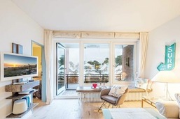 Ferienwohnung, Timmendorfer Strand, 2 Zimmer, 3 Personen, TV, Balkon, Meerblick, Nichtraucher, Pkw-Stellplatz