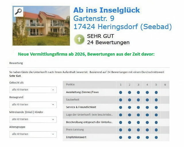Ferienwohnung in Heringsdorf - Ab ins Inselgl&uuml;ck OG 3a - Bild 18