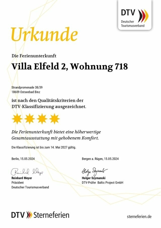 Ferienwohnung in Binz - Villa Elfeld 2, Wohnung 718 - Bild 24