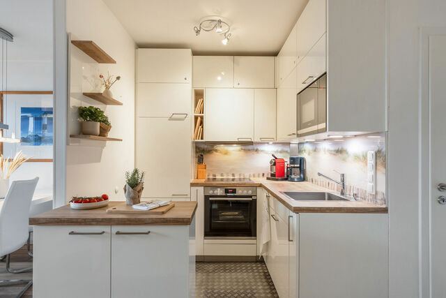 Ferienwohnung in Fehmarn OT Burgtiefe - Strandburg Strandfeeling: Balkon mit Seeblick - Bild 5