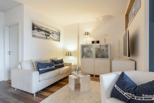 Ferienwohnung in Fehmarn OT Burgtiefe - Strandburg Strandfeeling: Balkon mit Seeblick - Bild 7