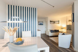 Ferienwohnung in Fehmarn OT Burgtiefe - Strandburg Strandfeeling: Balkon mit Seeblick - Bild 9