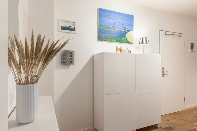 Ferienwohnung in Fehmarn OT Burgtiefe - Strandburg Strandfeeling: Balkon mit Seeblick - Bild 15