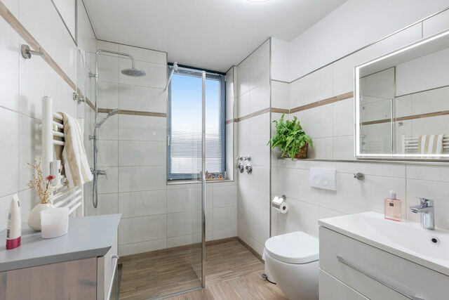 Ferienwohnung in Fehmarn OT Burgtiefe - Strandburg Strandfeeling: Balkon mit Seeblick - Bild 17